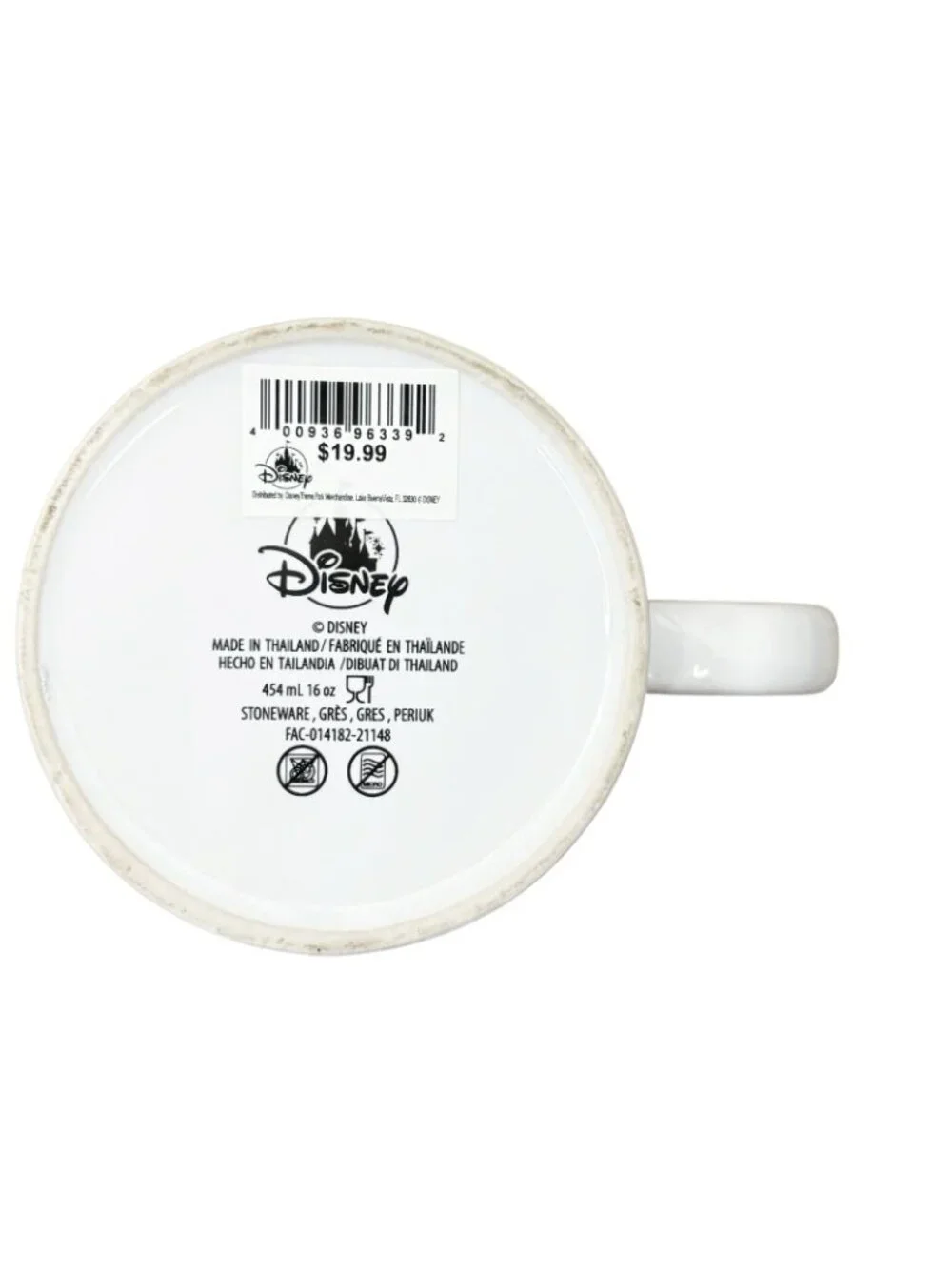 Disney Donald Duck Bow Sailor 16 Ounce Mug Disney Parks NEW Stoneware